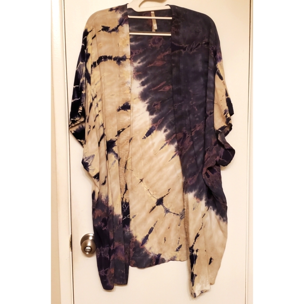 Mono B Purple Amethyst Tie Dye Cardigan